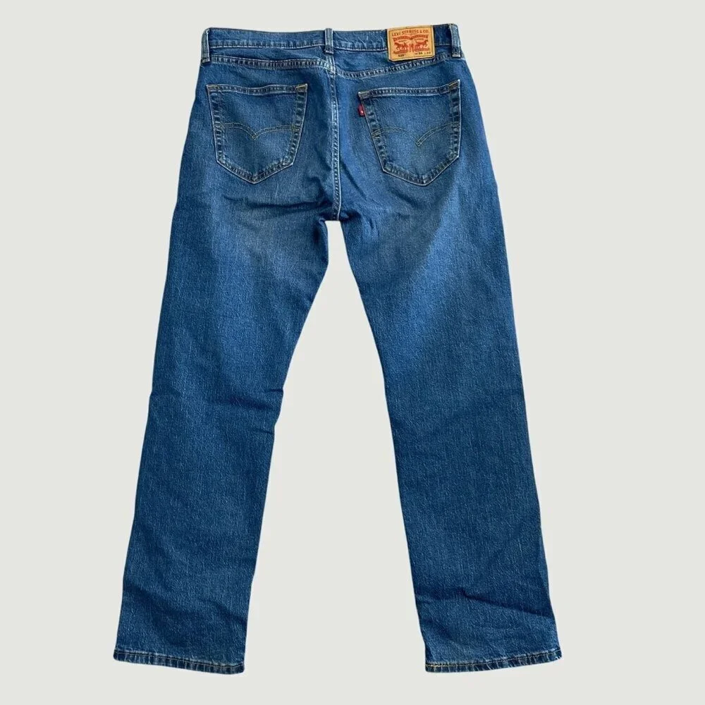 Levis 505 Straight Regular Fit Jeans Men's W34 L32